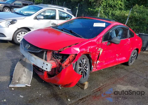 2012 Honda Civic Ex-L z USA, uszkodzony, nr VIN 2HGFG3B15CH531323